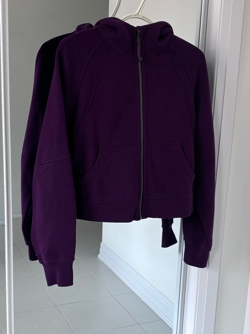 Lululemon Scuba Oversized Full Zip Hoodie In Dramatic Magenta
